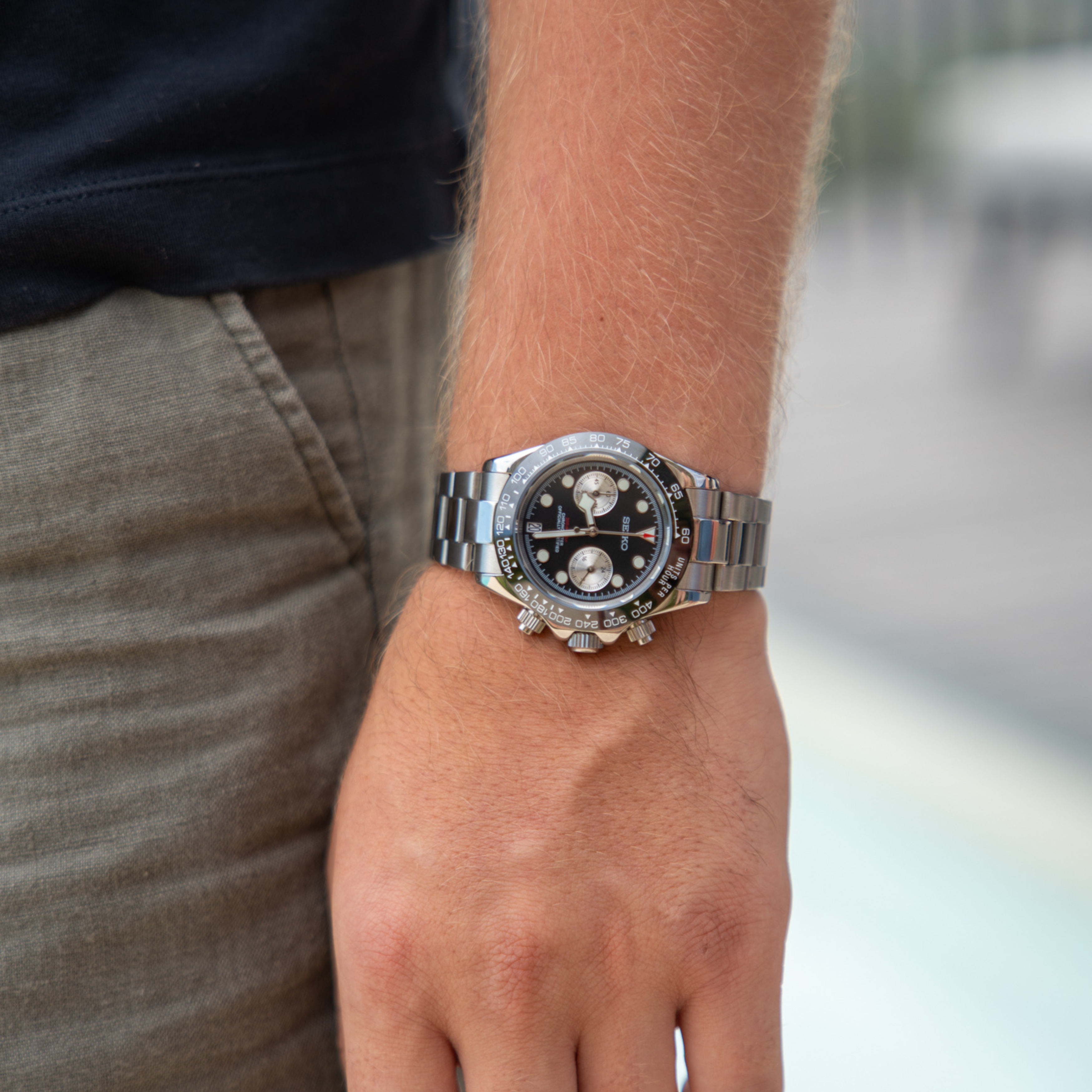 TUDEIKO Chrono Racing Svart