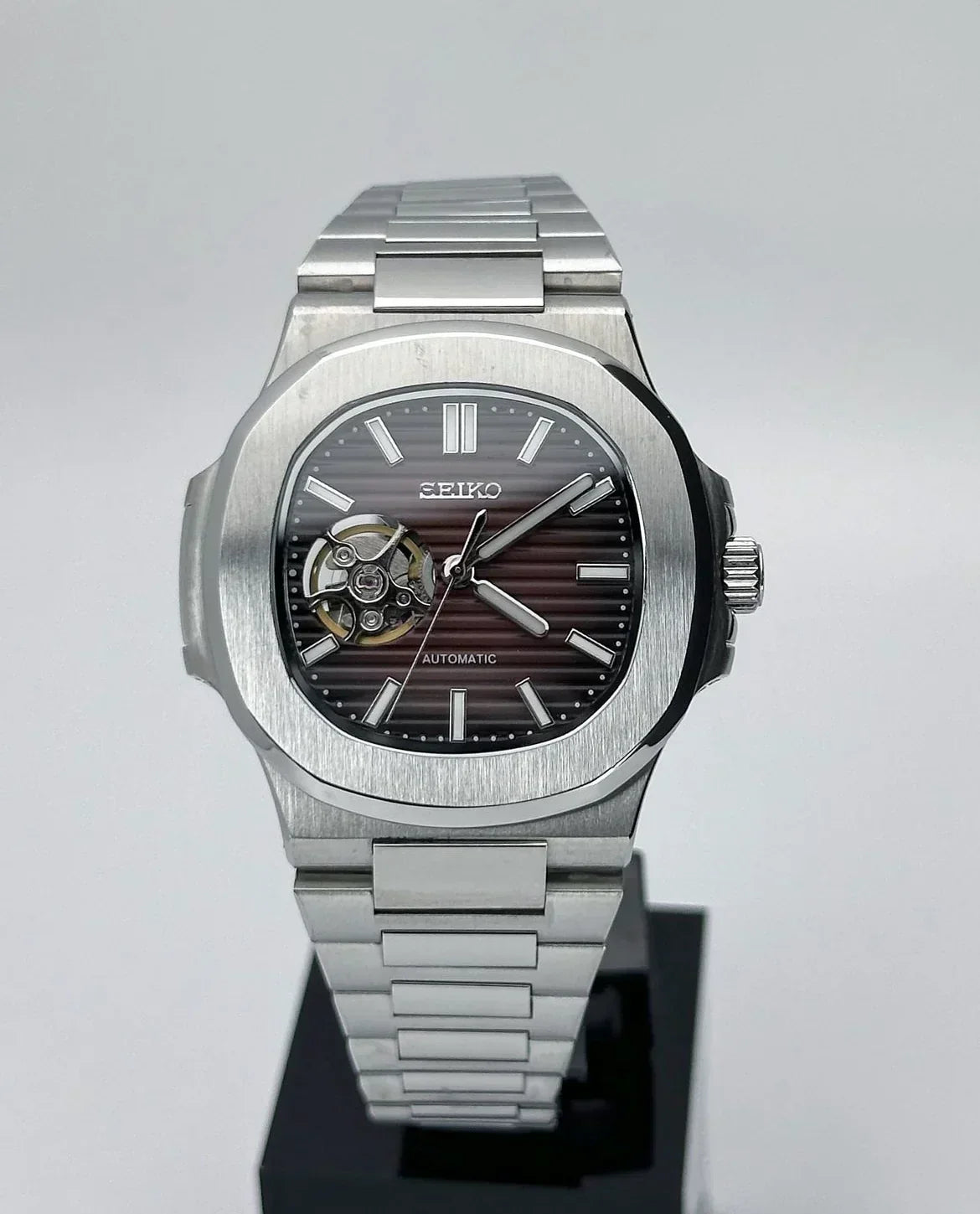 Nautiko Silver Brun Open Heart