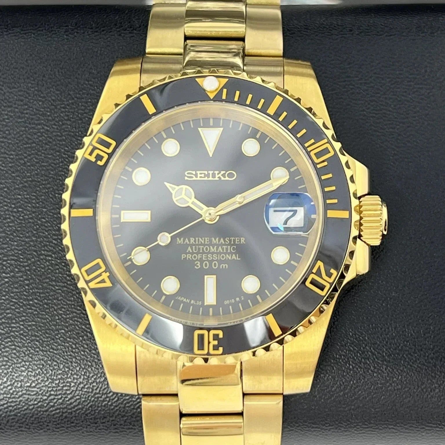 Seikomariner Svart Guld