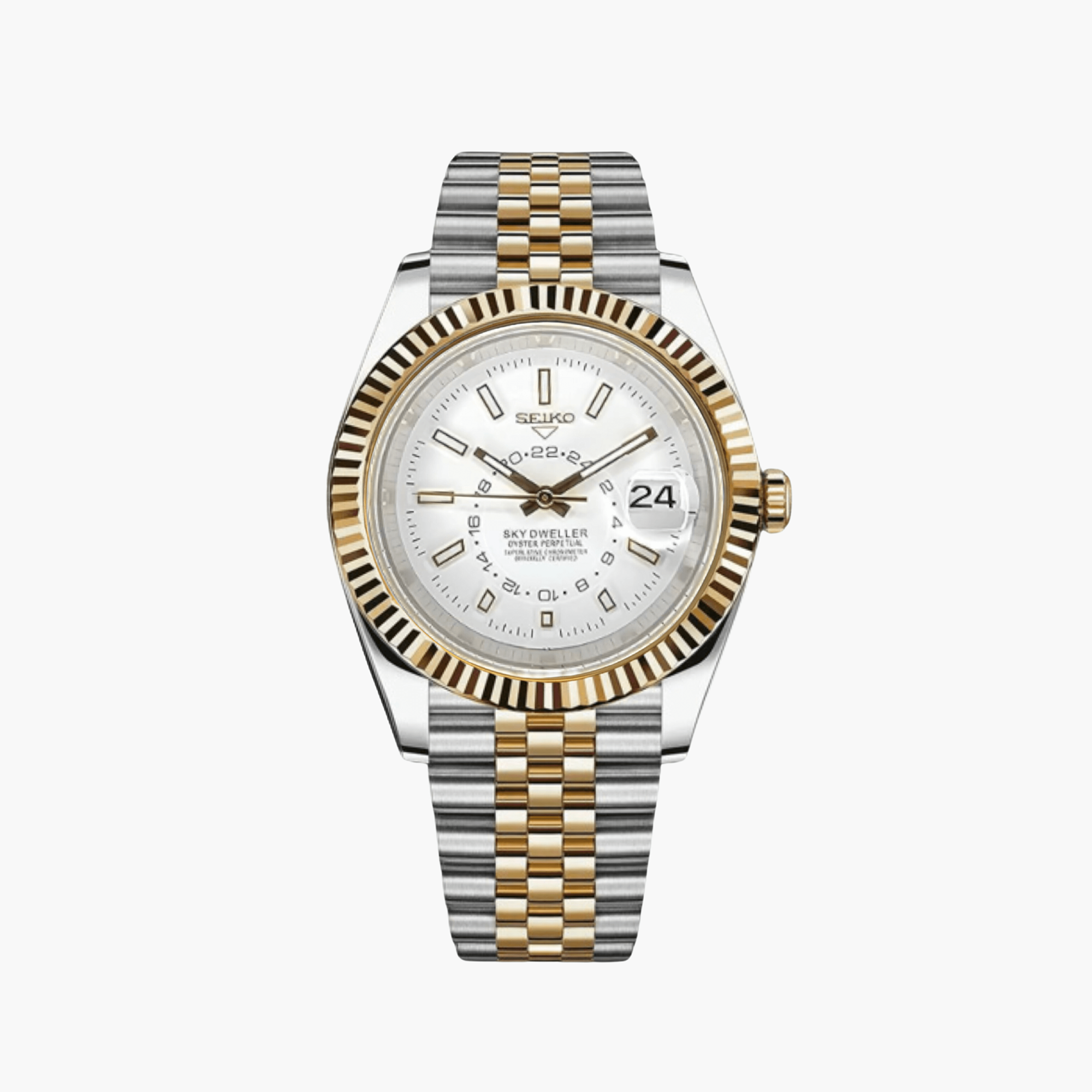 SeikoDweller Tvåton Vit