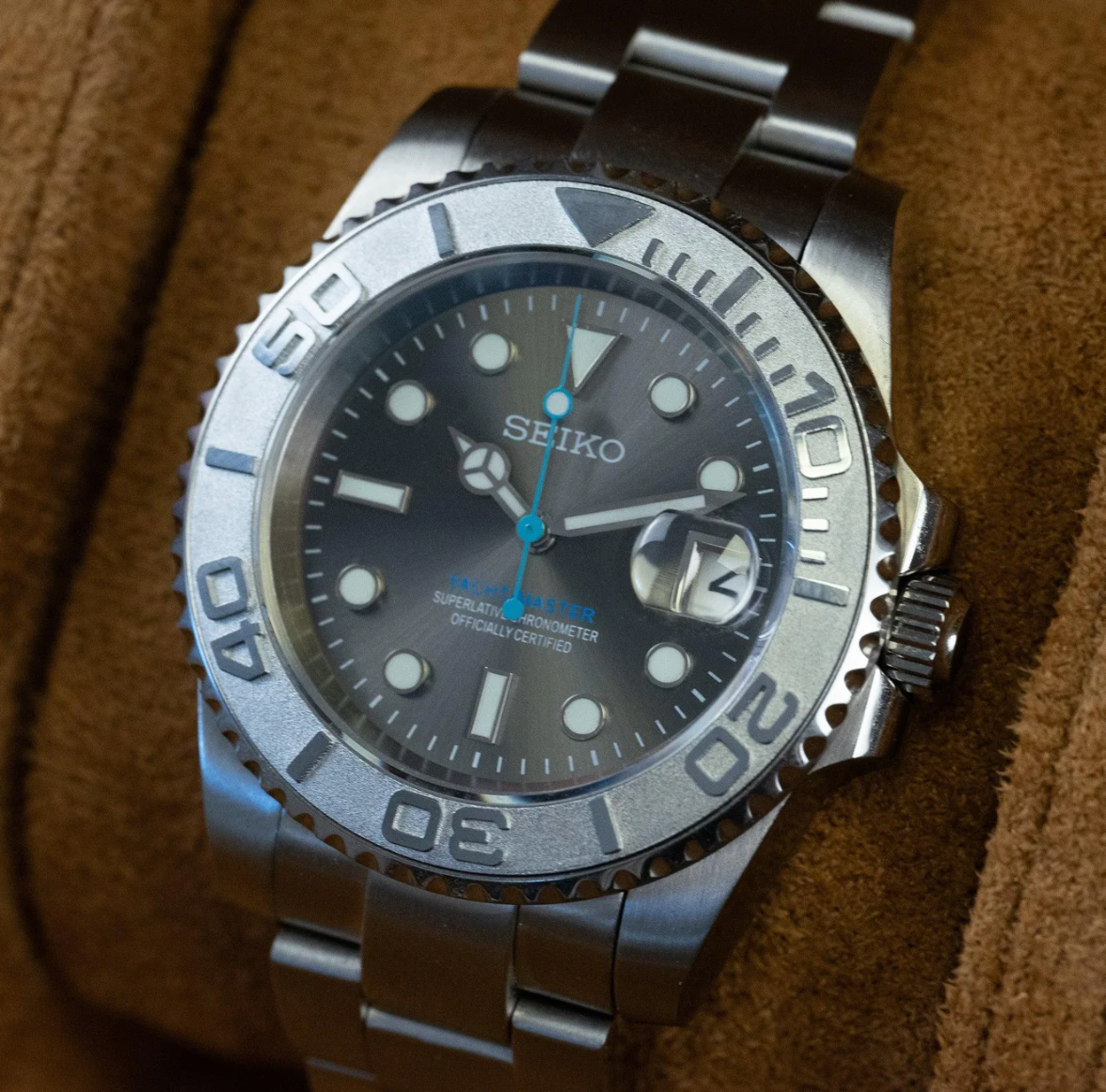 Seikomariner Silver Rodium