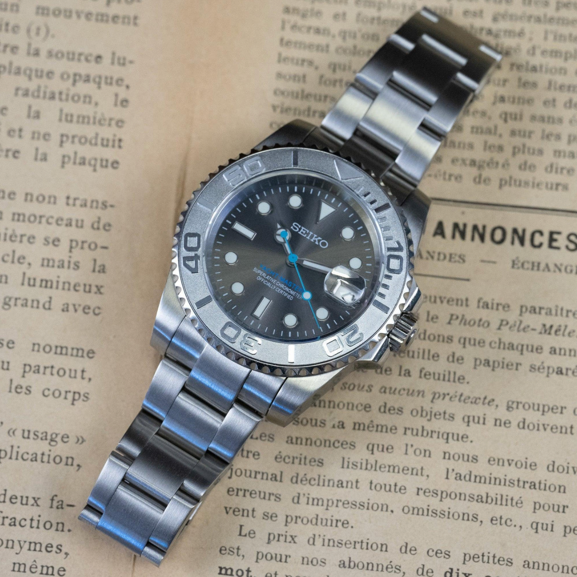 Seikomariner Silver Rodium